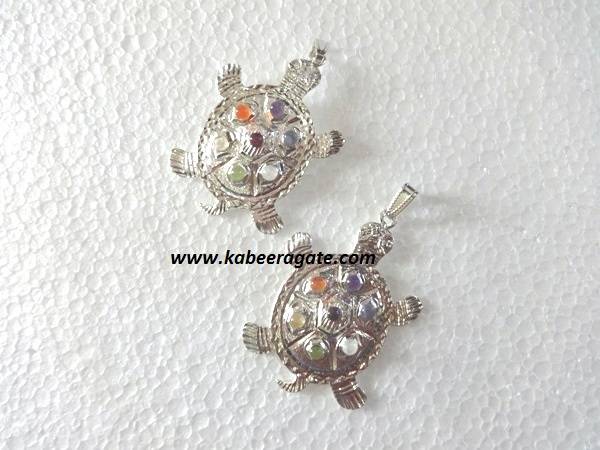 Tortoise Chakra Pendents 