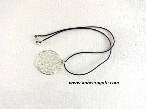 Silver Flower of Life Pendents