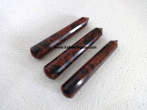 Mahogany Obsidian Massage Wands