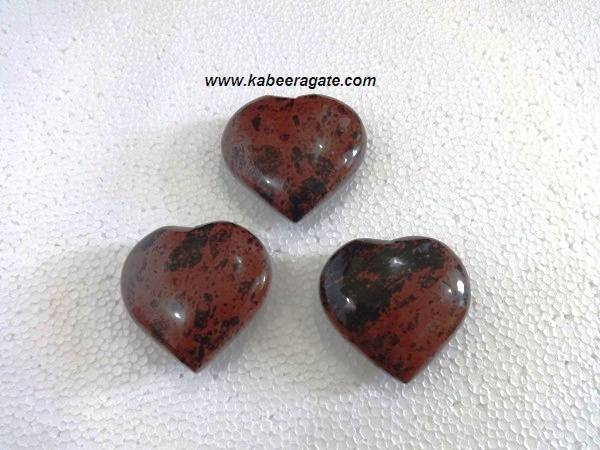 Mahogany Obsidian Pub Heart